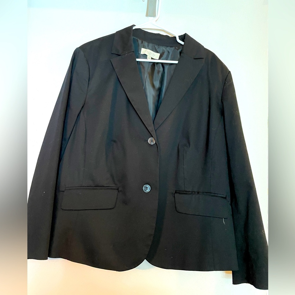 Basic Black Suit Jacket - image 1